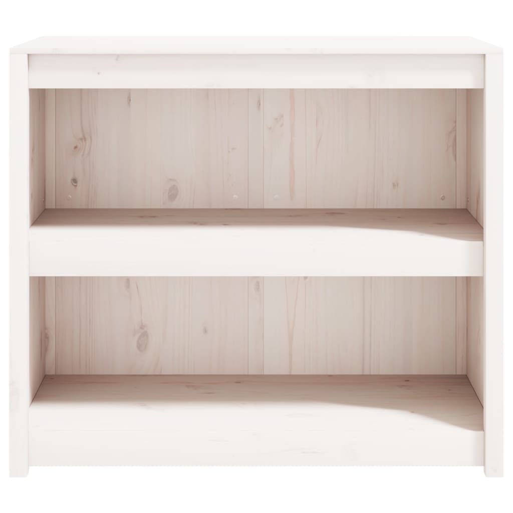 Outdoor-Küchenschrank MEPPEL Weiß 106x55x92 cm Massivholz Kiefer