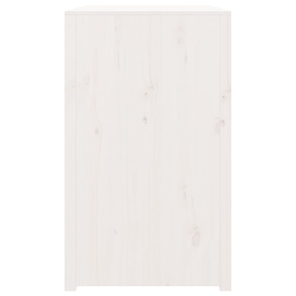 Outdoor-Küchenschrank MEPPEL Weiß 106x55x92 cm Massivholz Kiefer