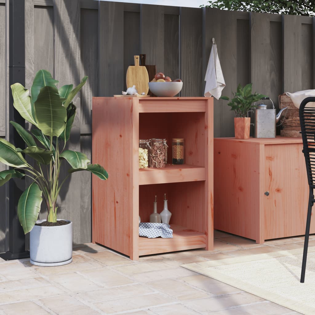 Outdoor-Küchenschrank MEPPEL 55x55x92 cm Massivholz Douglasie