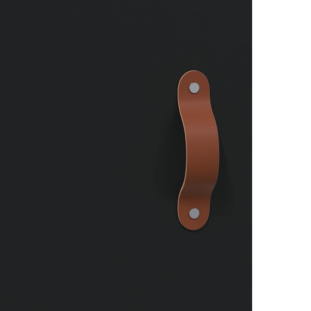 Wandschrank Schwarz 69,5x34x90 cm