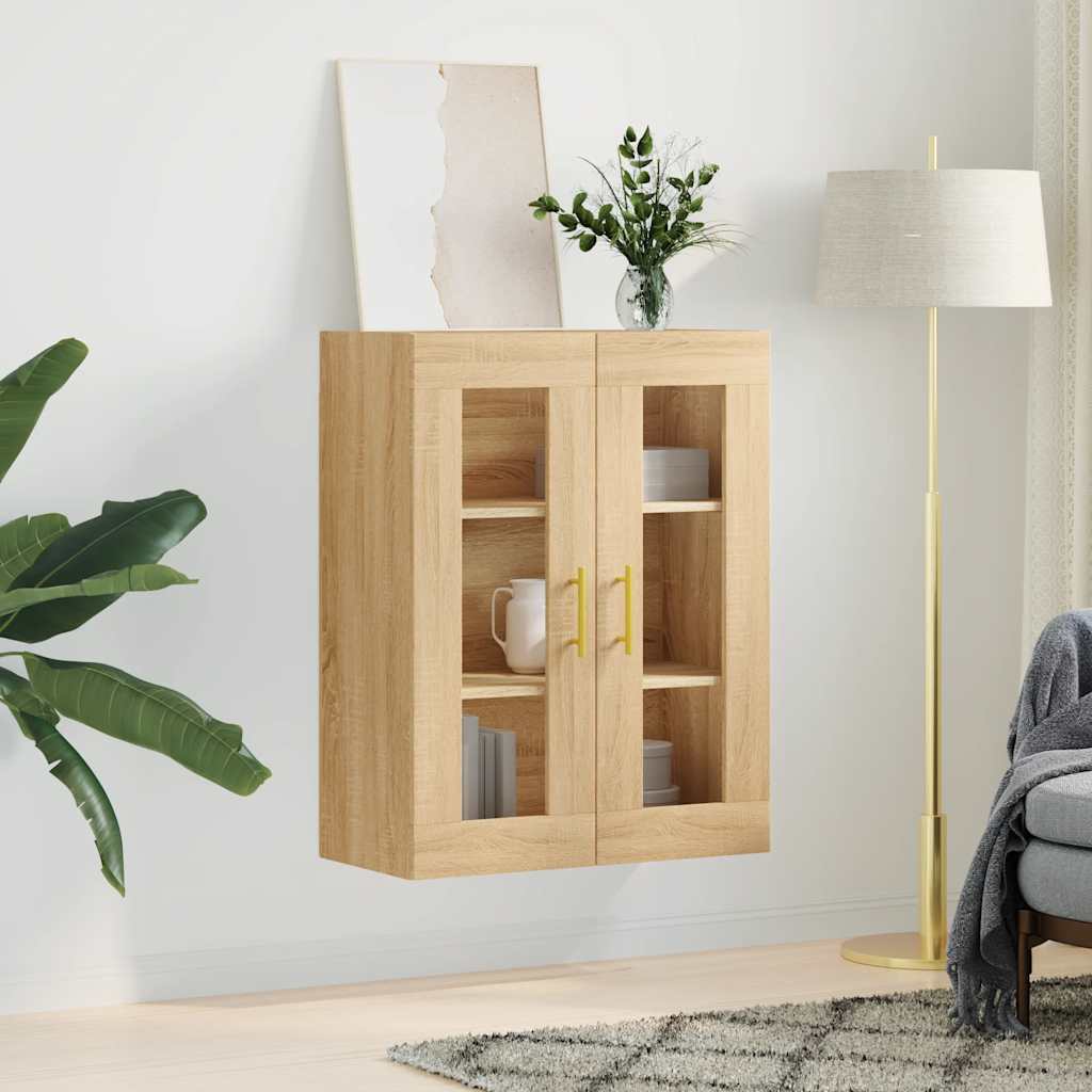 Wandschrank Sonoma-Eiche 69,5x34x90 cm