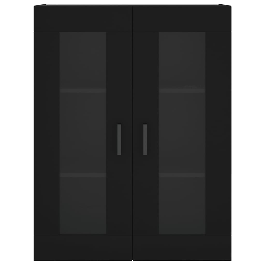 Wandschrank Schwarz 69,5x34x90 cm