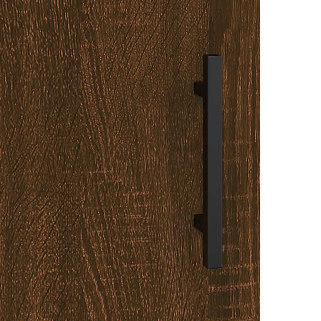 Wandschrank Braun Eichen-Optik 69,5x34x90 cm