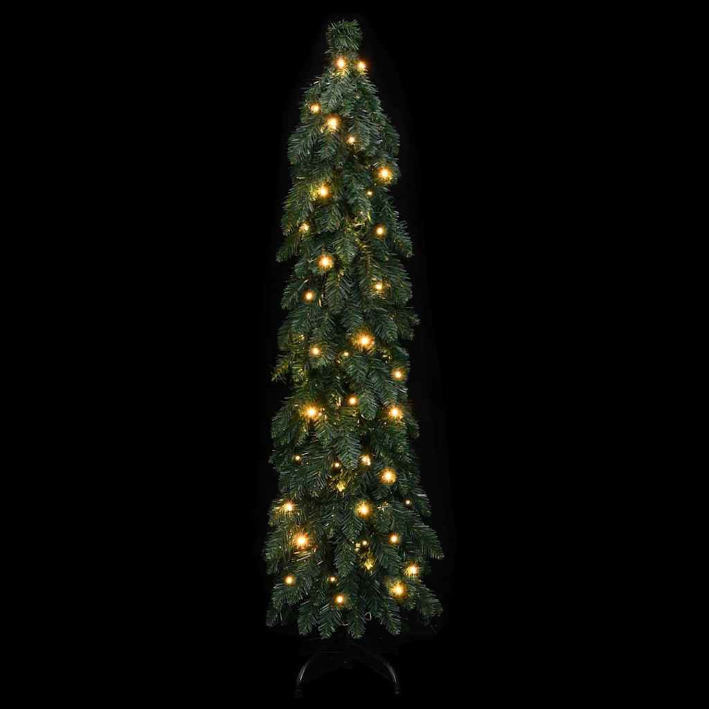 Künstlicher Weihnachtsbaum mit Beleuchtung 80 LEDs 150 cm