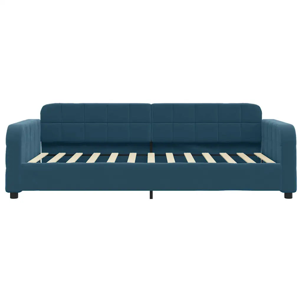 Tagesbett mit Matratze aus Samt 90 × 200 cm