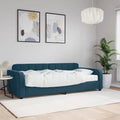Tagesbett mit Matratze aus Samt 90 × 200 cm