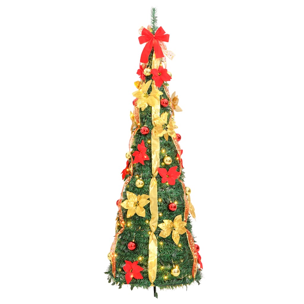 Pop-Up-Weihnachtsbaum Künstlich 50 LEDs Grün 120 cm