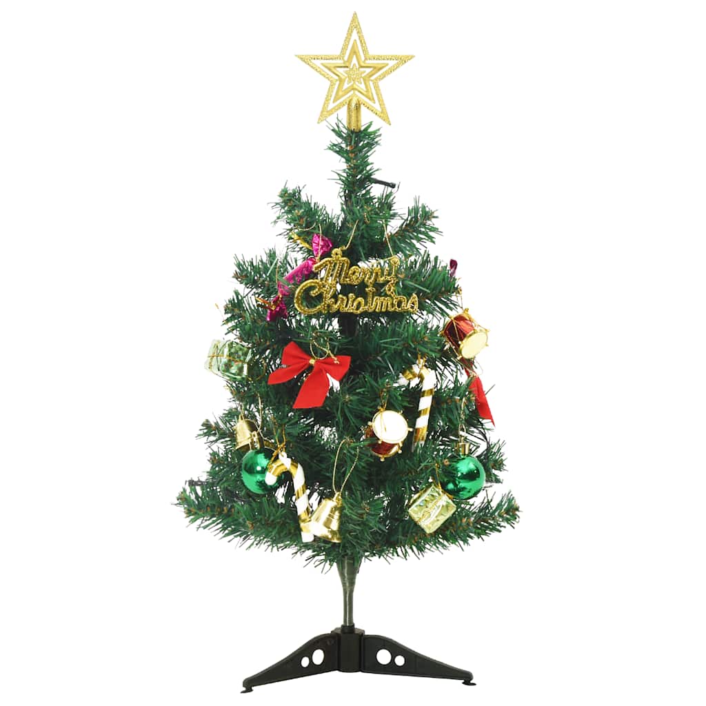 Künstlicher Mini-Weihnachtsbaum mit Beleuchtung 20 LEDs 45 cm