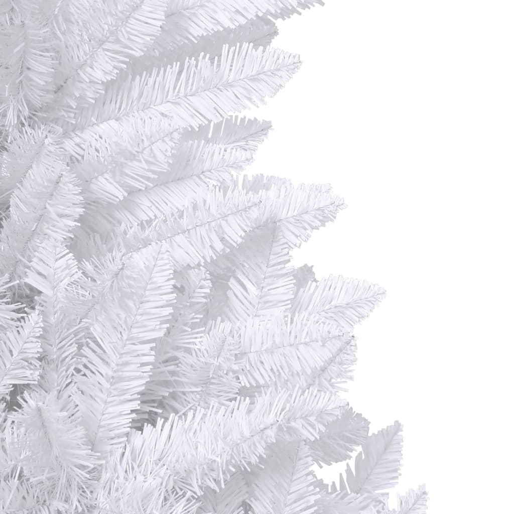 Künstlicher Weihnachtsbaum Klappbar mit Ständer Weiß 180 cm