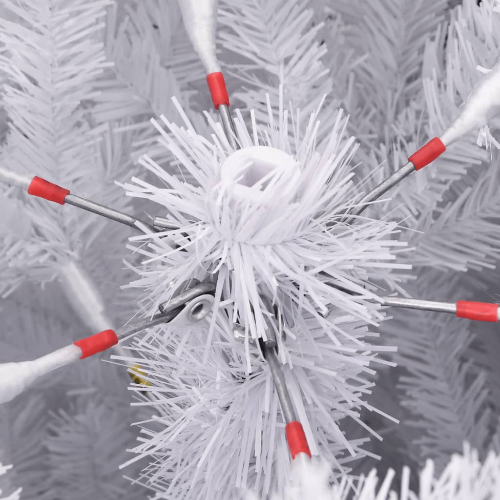 Künstlicher Weihnachtsbaum Klappbar mit Ständer Weiß 270 cm