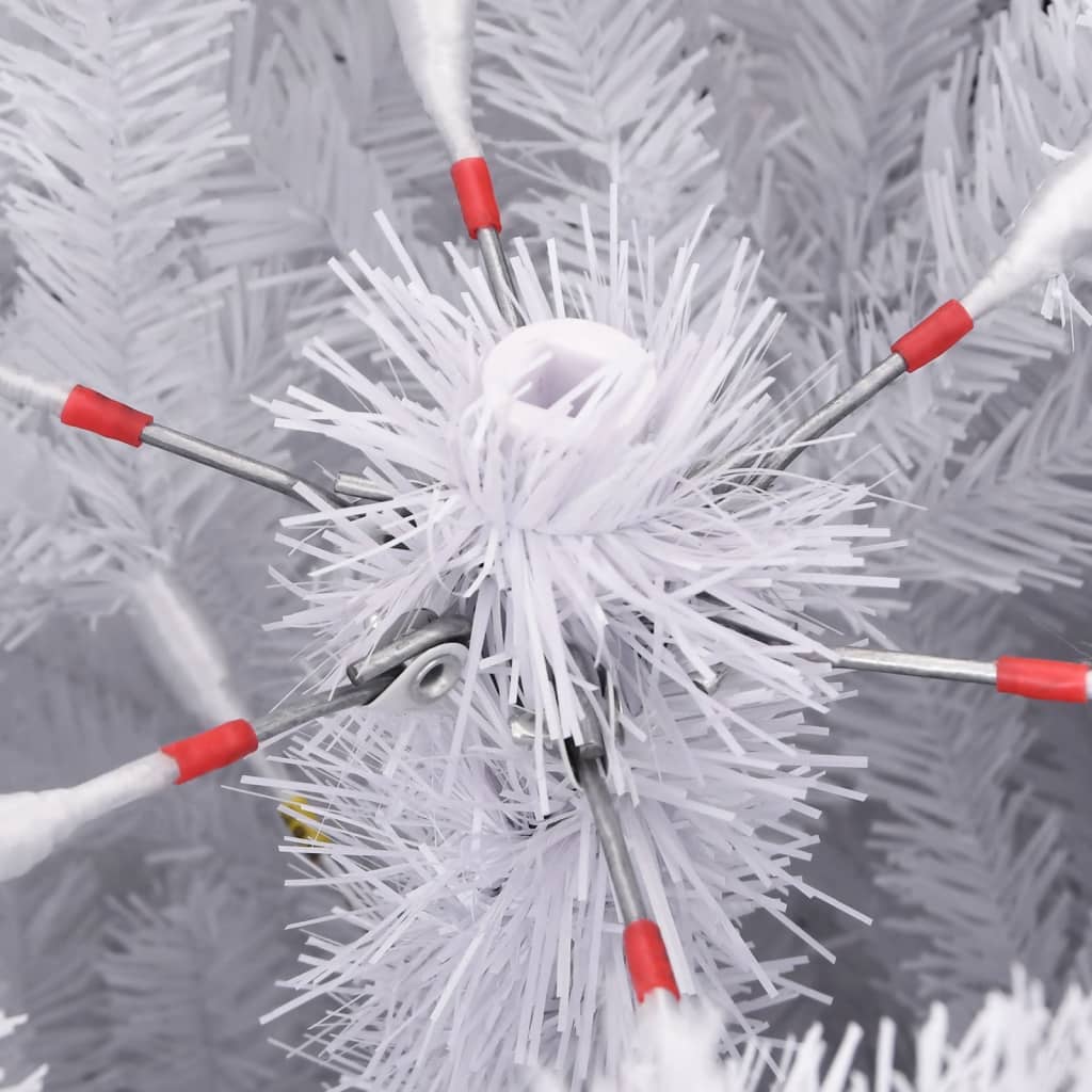 Künstlicher Weihnachtsbaum Klappbar mit Ständer Weiß 300 cm