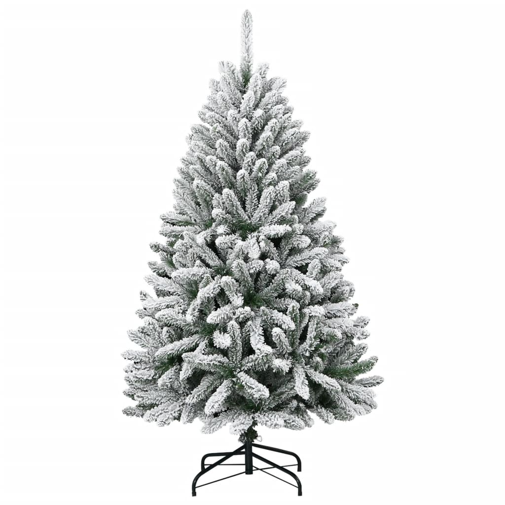 Künstlicher Weihnachtsbaum Klappbar Beschneit 150 cm