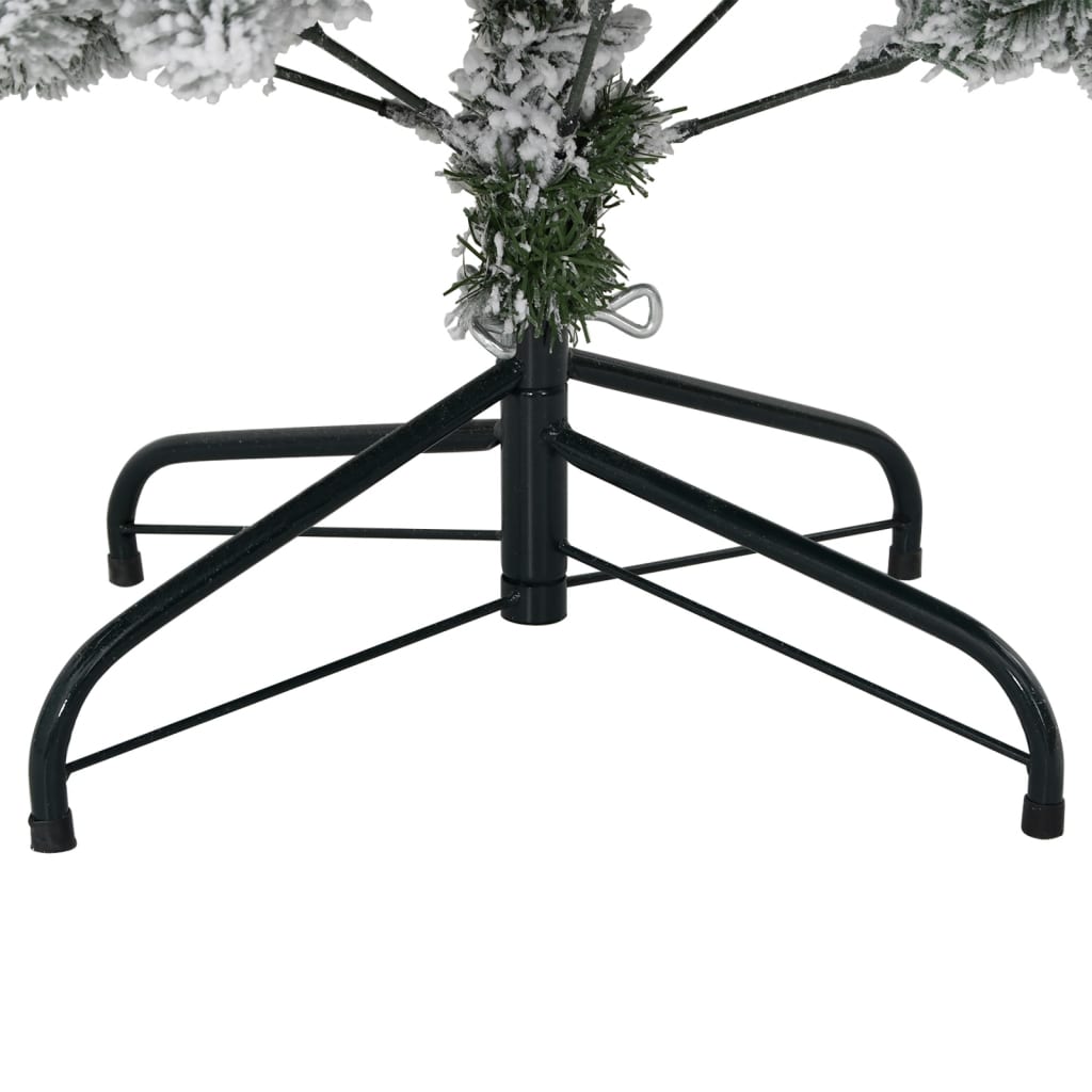 Künstlicher Weihnachtsbaum Klappbar Beschneit 150 cm