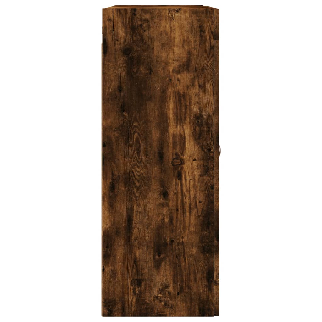 Wandschränke 2 Stk. Räuchereiche Holzwerkstoff
