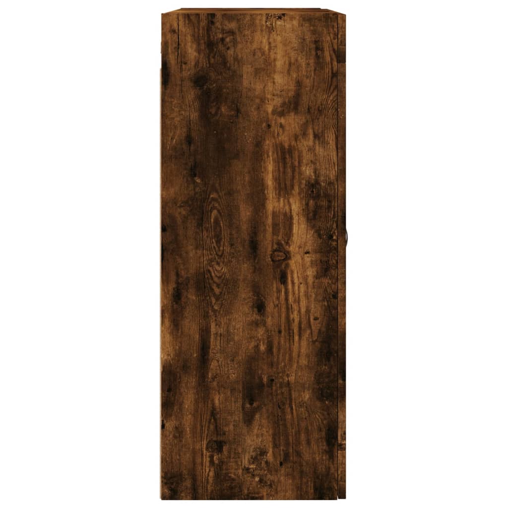 Wandschränke 2 Stk. Räuchereiche Holzwerkstoff