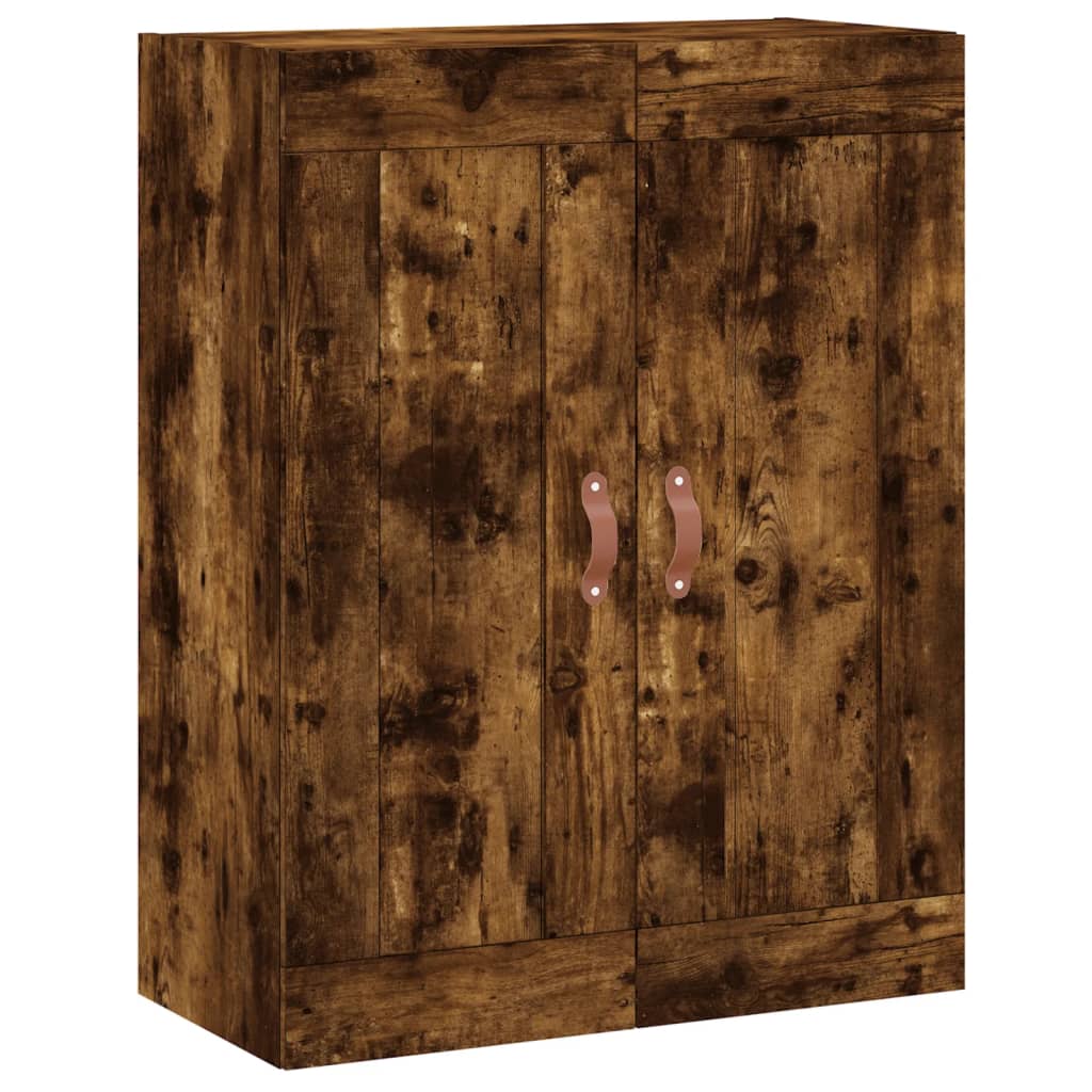 Wandschränke 2 Stk. Räuchereiche Holzwerkstoff