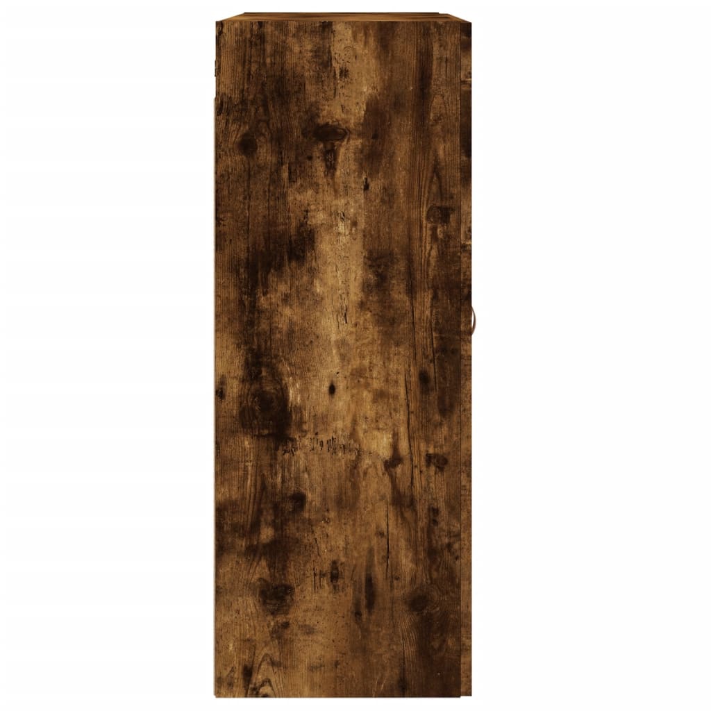 Wandschränke 2 Stk. Räuchereiche Holzwerkstoff