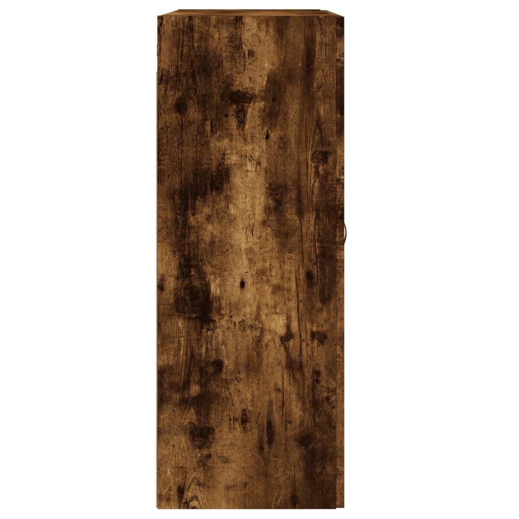 Wandschränke 2 Stk. Räuchereiche Holzwerkstoff