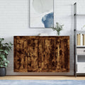 Wandschränke 2 Stk. Räuchereiche Holzwerkstoff