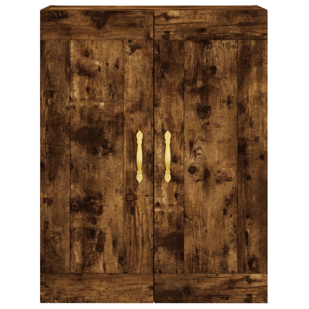 Wandschränke 2 Stk. Räuchereiche Holzwerkstoff