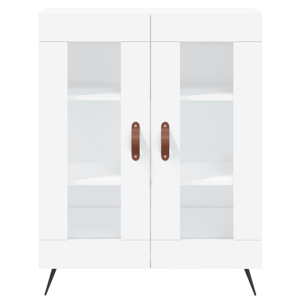 Highboard Weiß 69,5x34x180 cm Holzwerkstoff