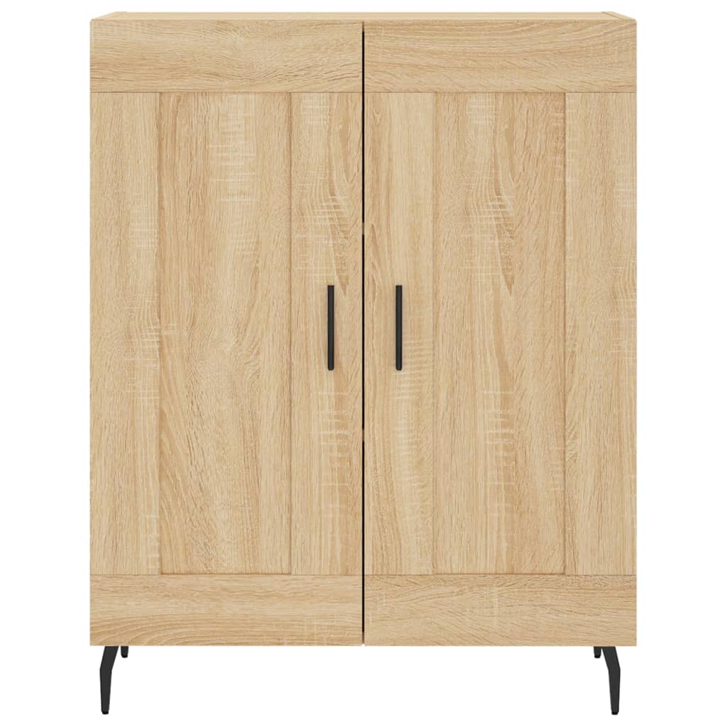 Highboard Sonoma-Eiche 69,5x34x180 cm Holzwerkstoff
