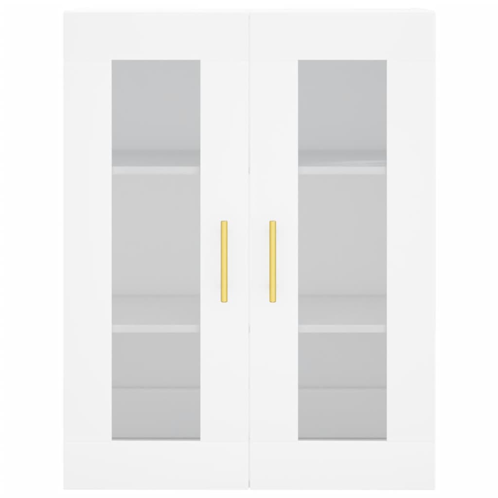 Highboard Weiß 69,5x34x180 cm Holzwerkstoff