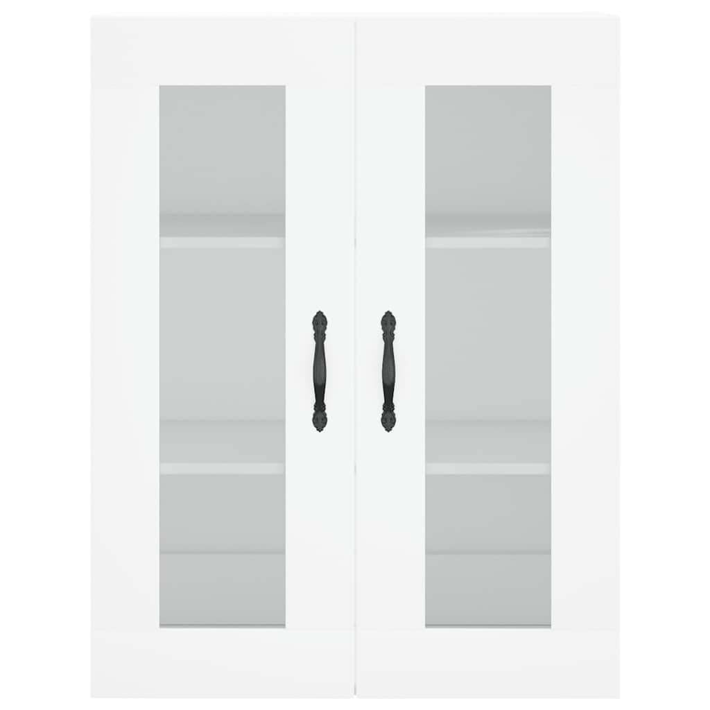 Highboard Weiß 69,5x34x180 cm Holzwerkstoff