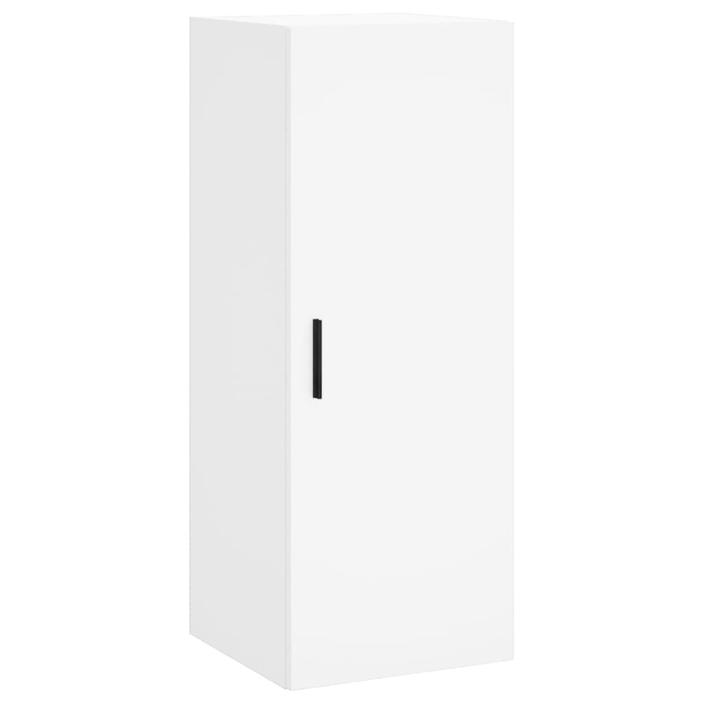 Highboard Weiß 34,5x34x180 cm Holzwerkstoff