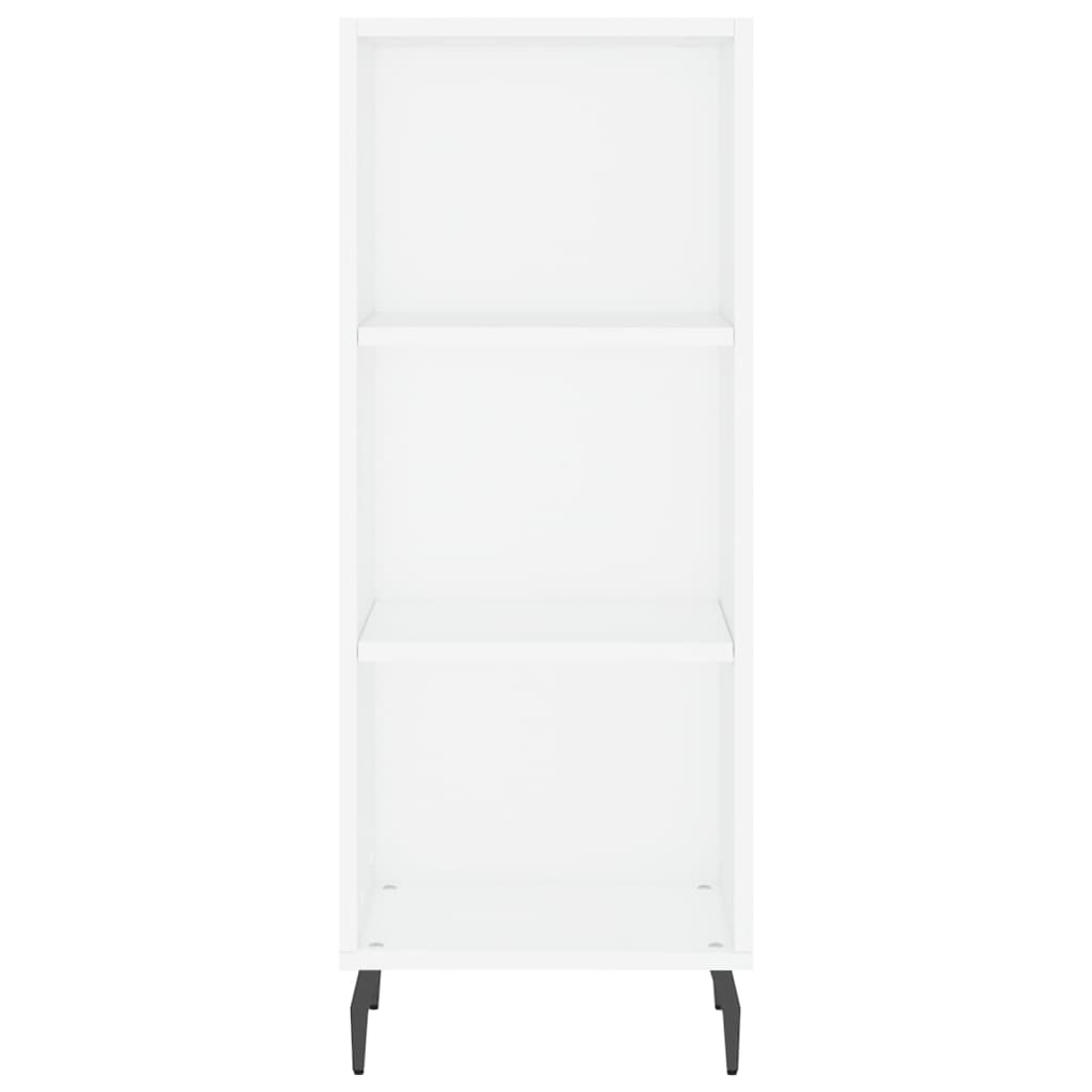 Highboard Weiß 34,5x34x180 cm Holzwerkstoff