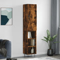 Highboard Räuchereiche 34,5x34x180 cm Holzwerkstoff