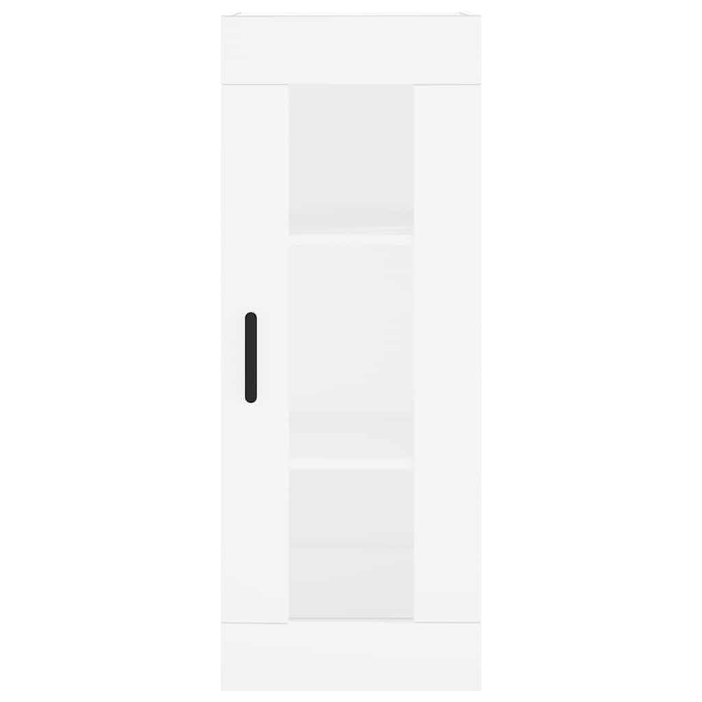 Highboard Weiß 34,5x34x180 cm Holzwerkstoff