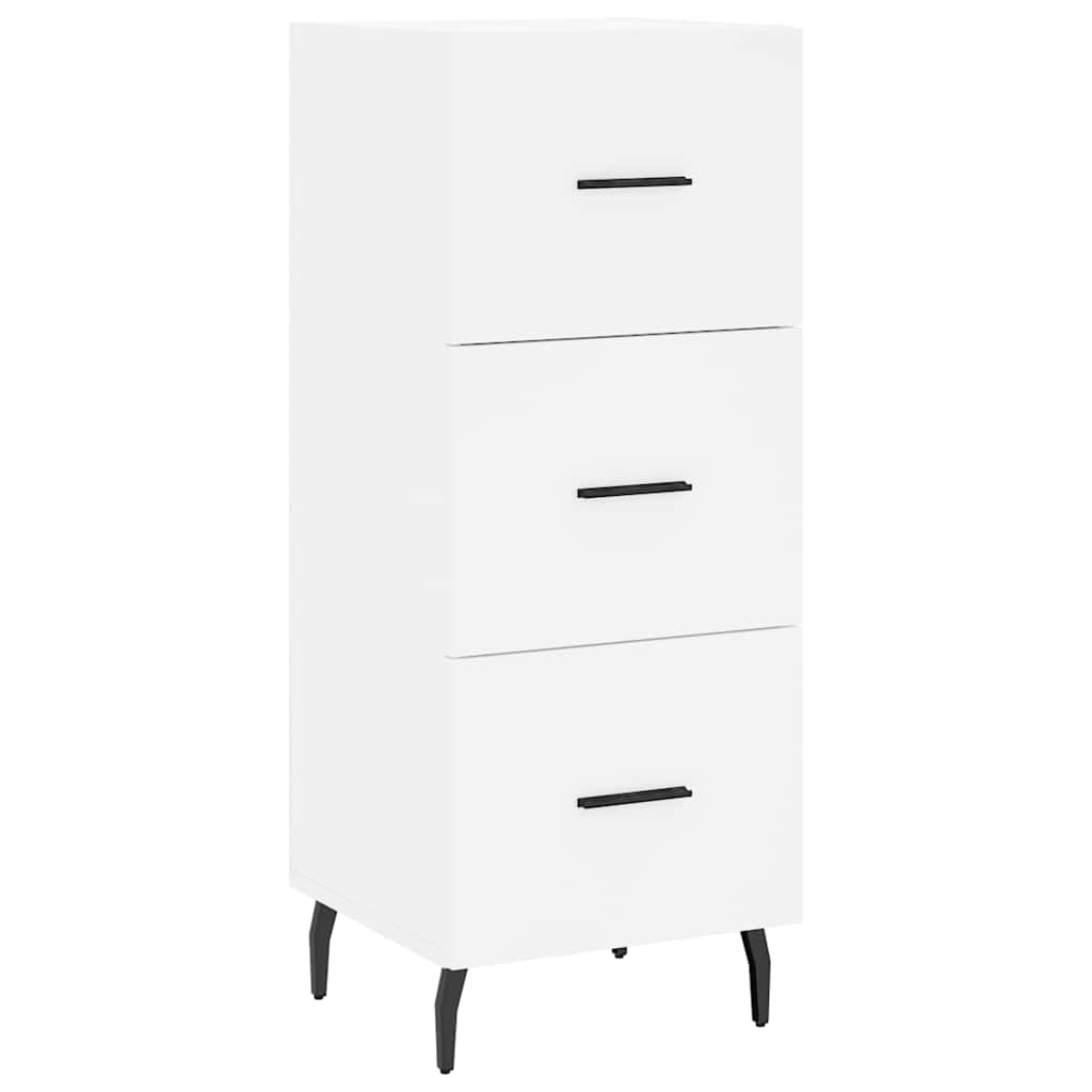 Highboard Weiß 34,5x34x180 cm Holzwerkstoff