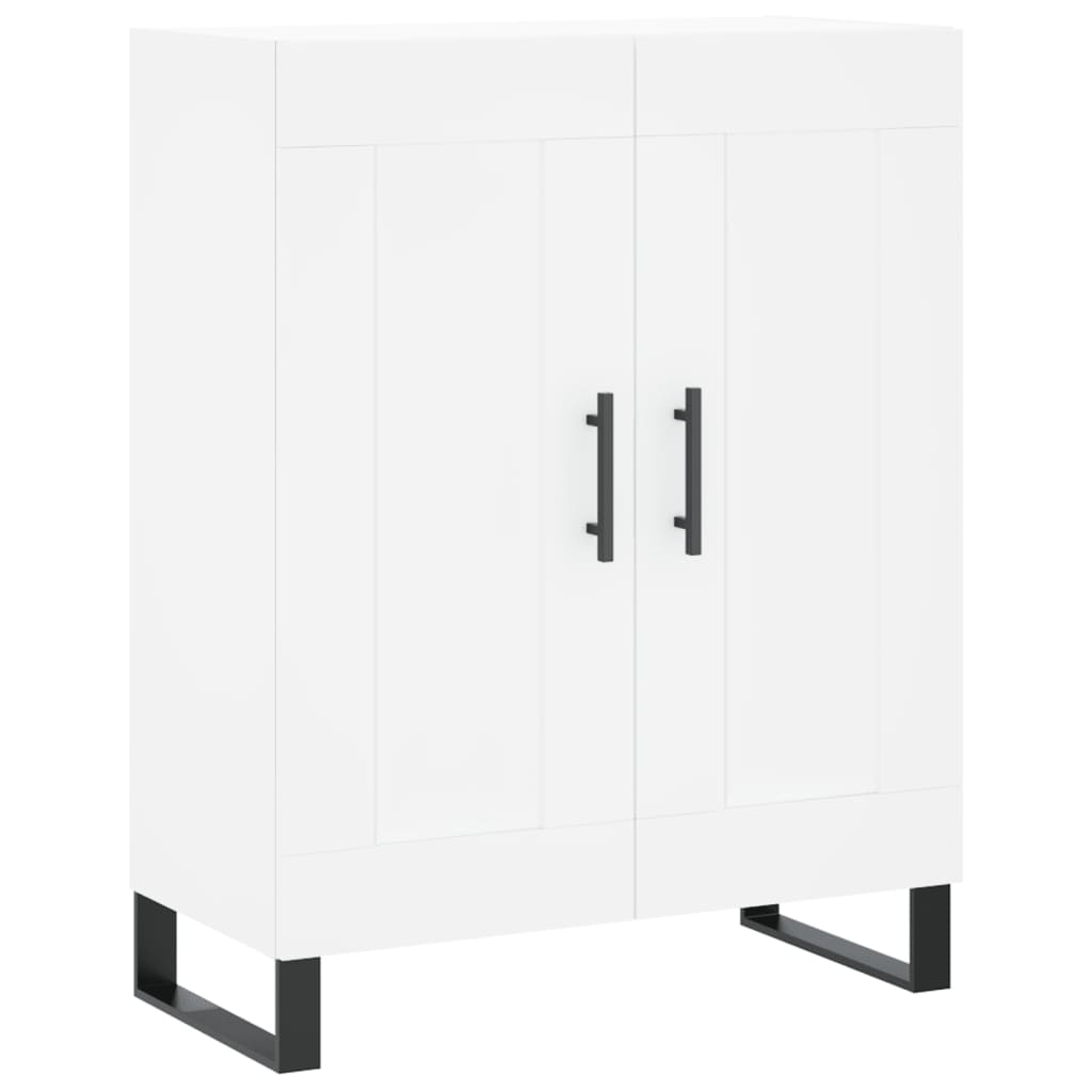 Highboard Weiß 69,5x34x180 cm Holzwerkstoff