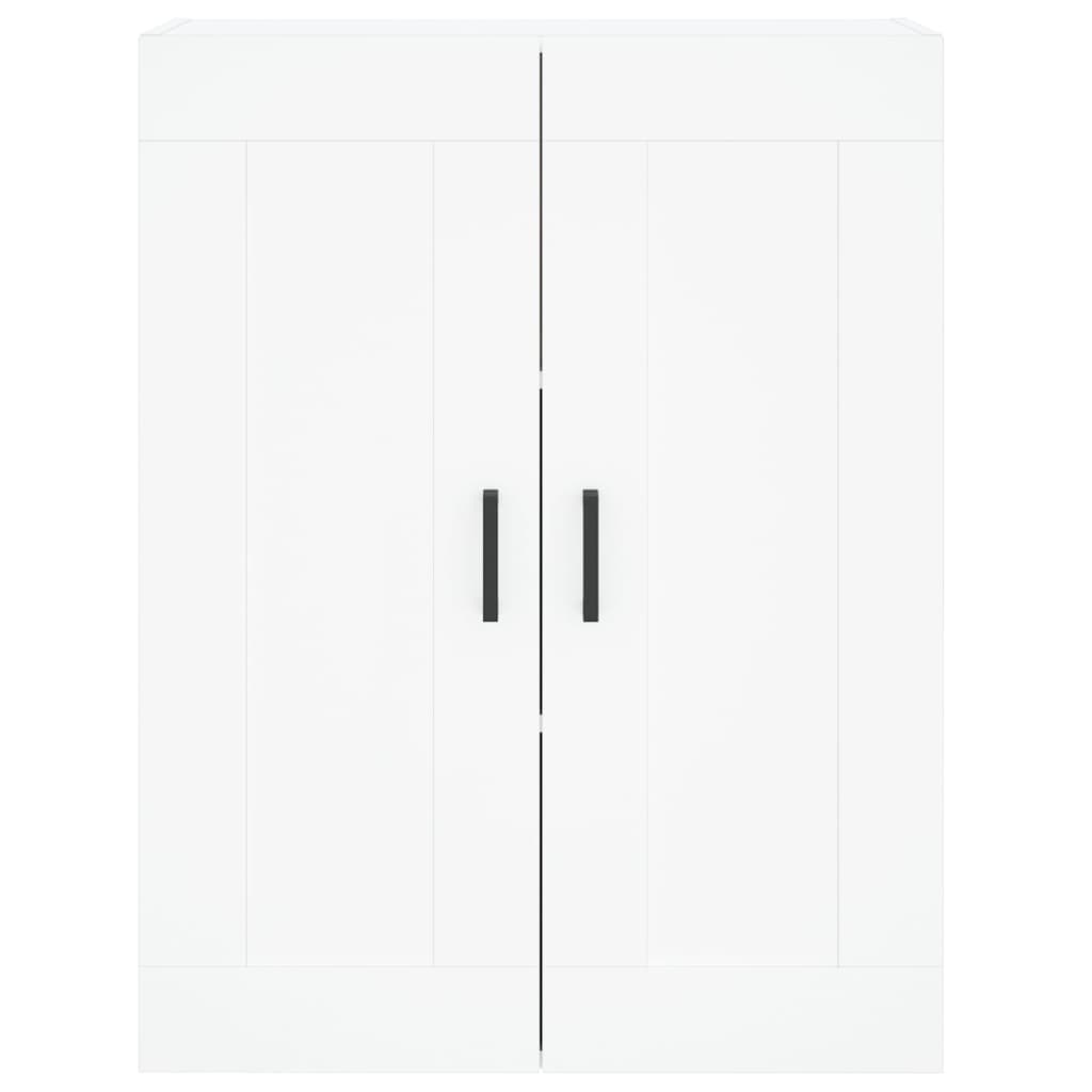 Highboard Weiß 69,5x34x180 cm Holzwerkstoff