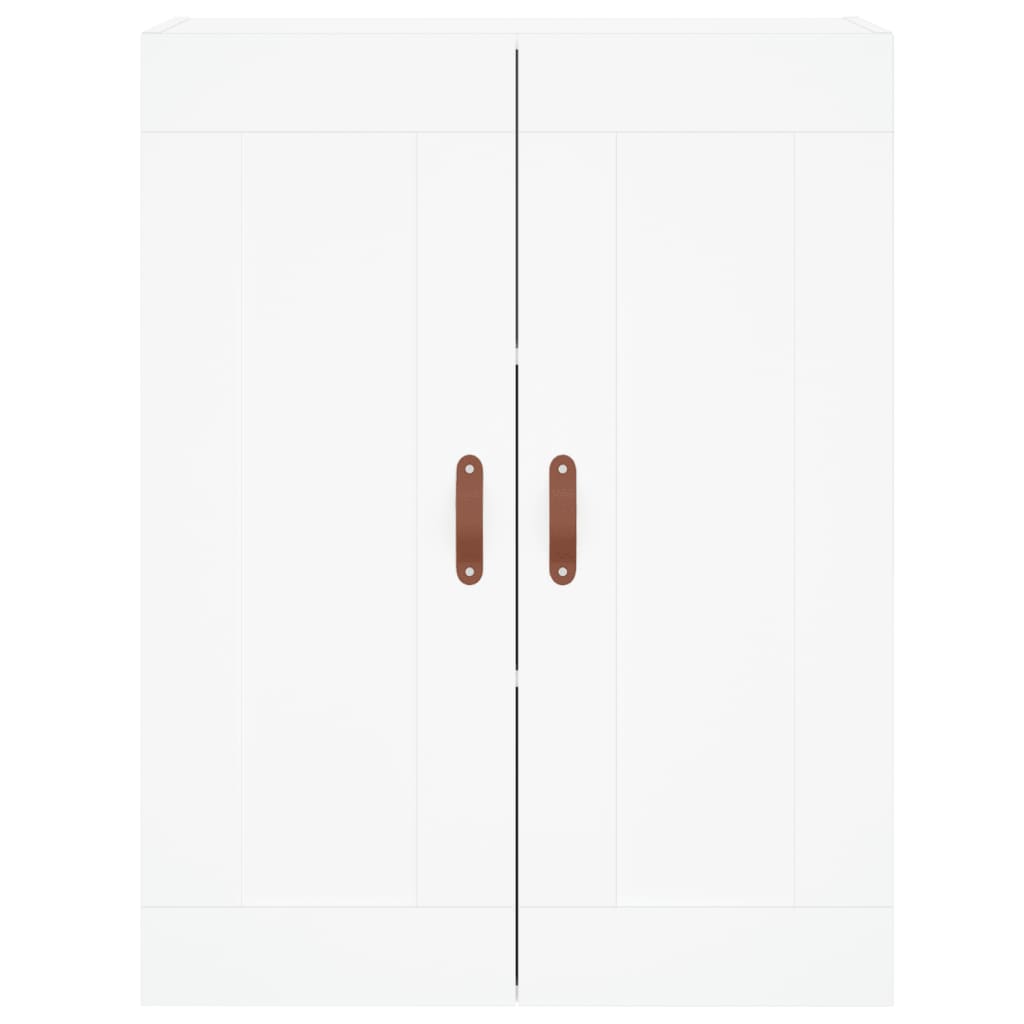 Highboard Weiß 69,5x34x180 cm Holzwerkstoff