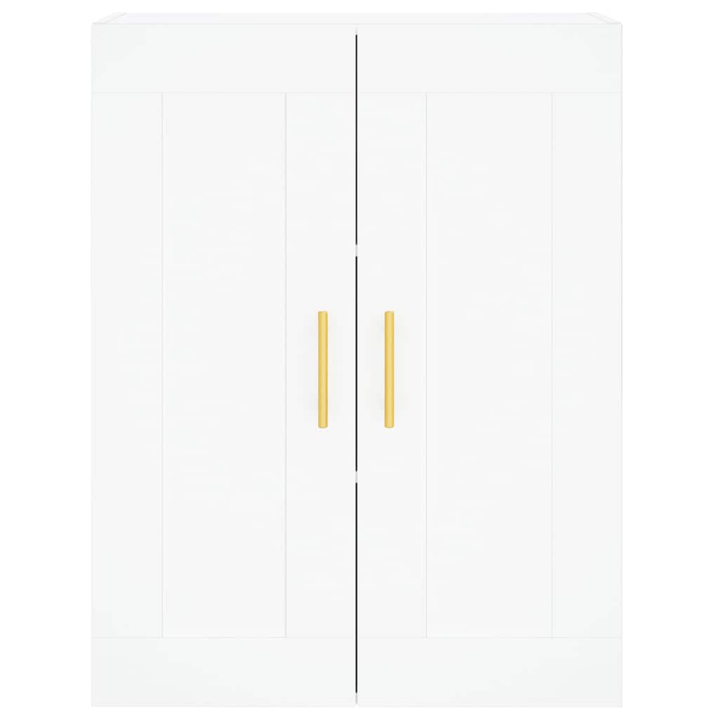 Highboard Weiß 69,5x34x180 cm Holzwerkstoff
