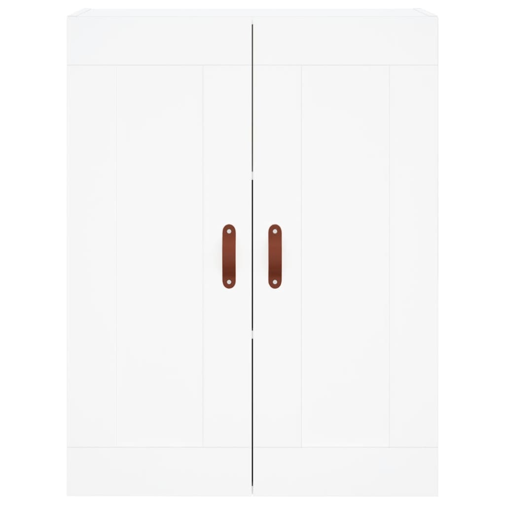 Highboard Weiß 69,5x34x180 cm Holzwerkstoff