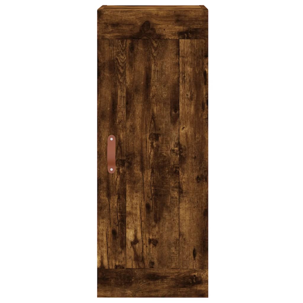 Highboard Räuchereiche 34,5x34x180 cm Holzwerkstoff