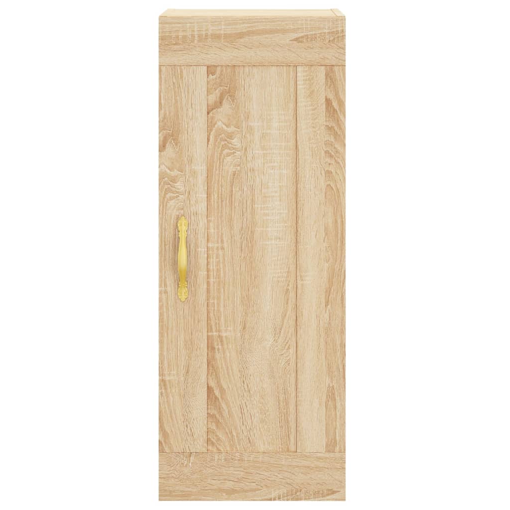 Highboard Sonoma-Eiche 34,5x34x180 cm Holzwerkstoff