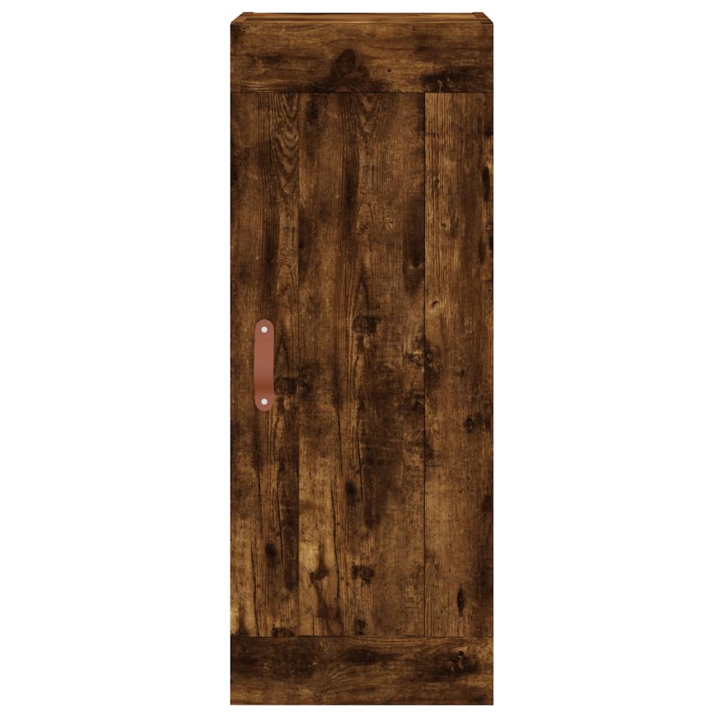 Highboard Räuchereiche 34,5x34x180 cm Holzwerkstoff
