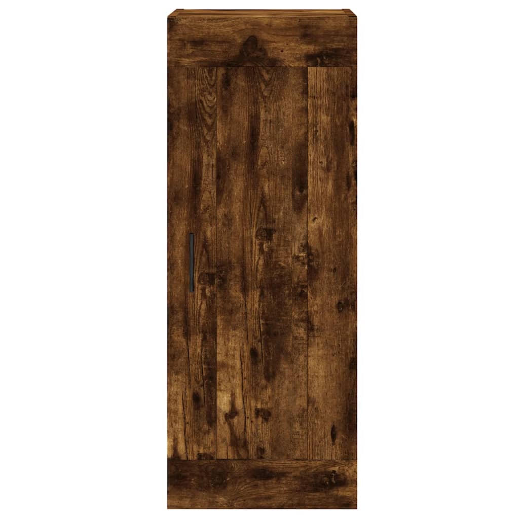 Highboard Räuchereiche 34,5x34x180 cm Holzwerkstoff