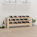 Weinregal 109,5x30x42 cm Massivholz Kiefer