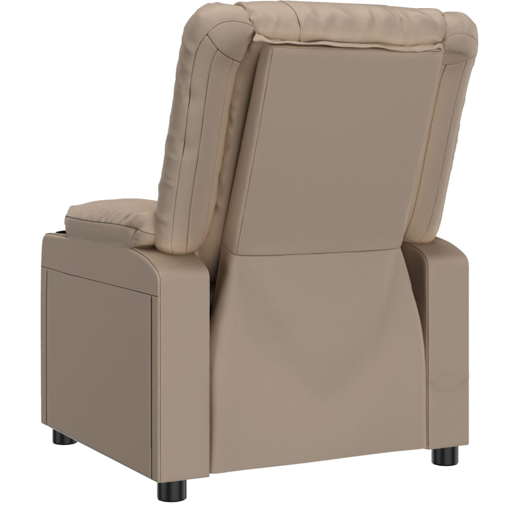 Relaxsessel Elektrisch Cappuccino-Braun Kunstleder