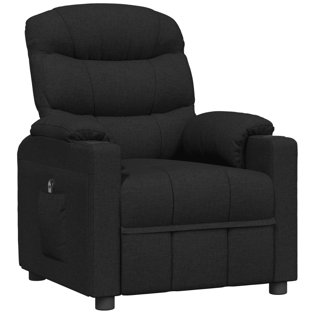 Relaxsessel Elektrisch Schwarz Stoff