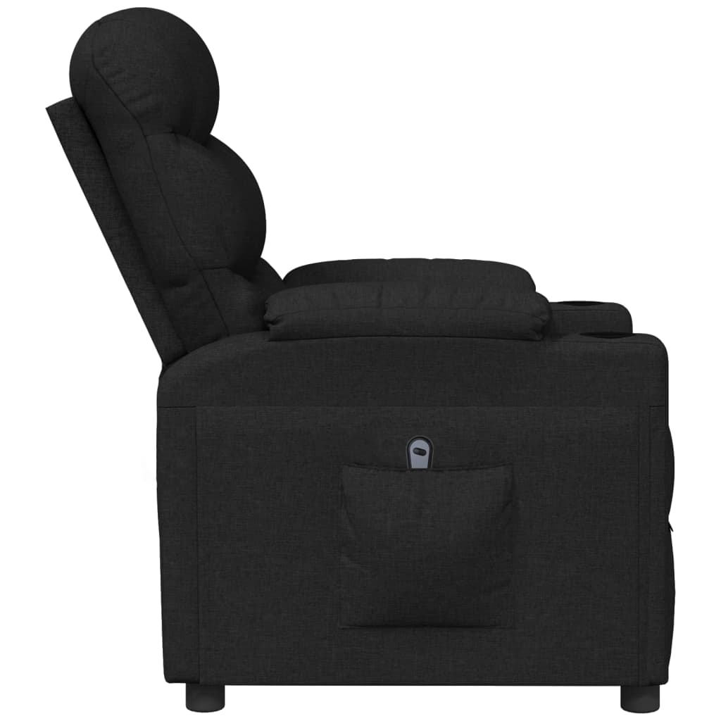 Relaxsessel Elektrisch Schwarz Stoff