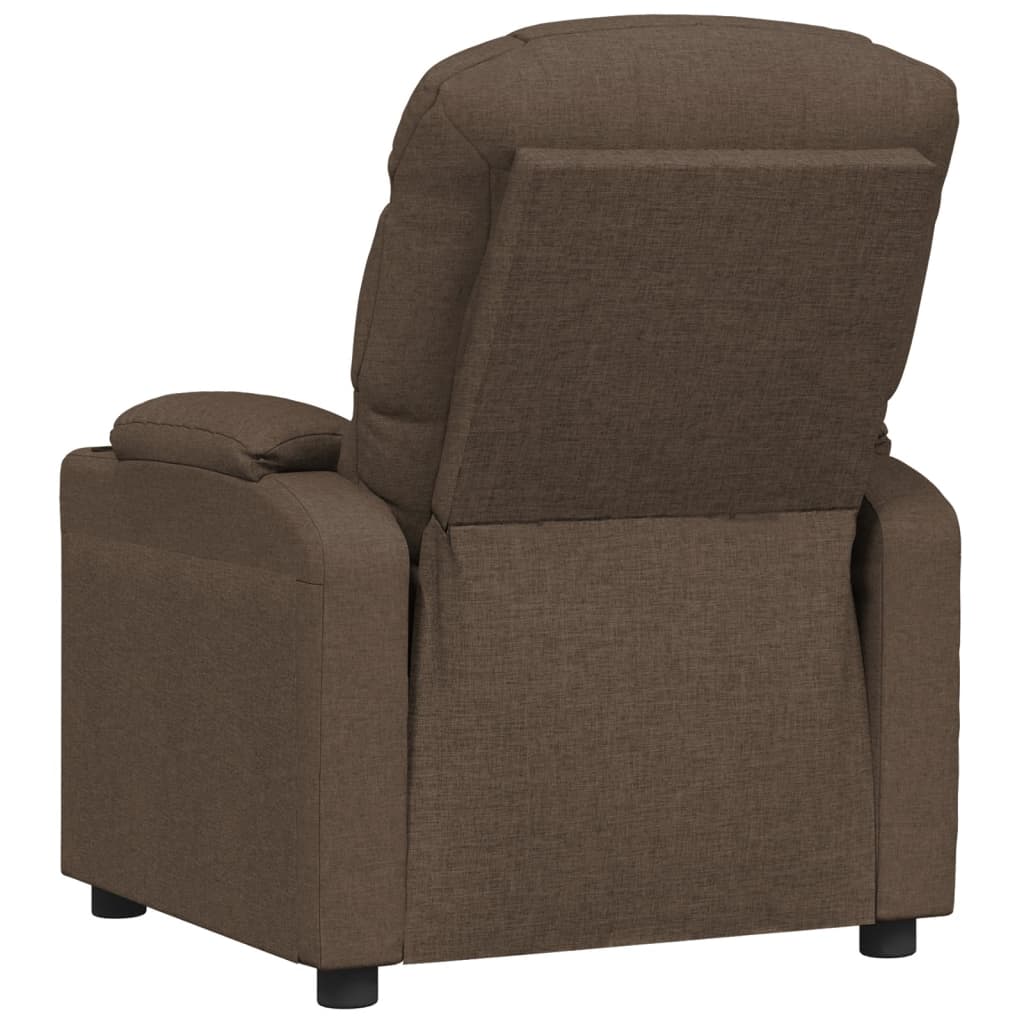 Relaxsessel Elektrisch Braun Stoff