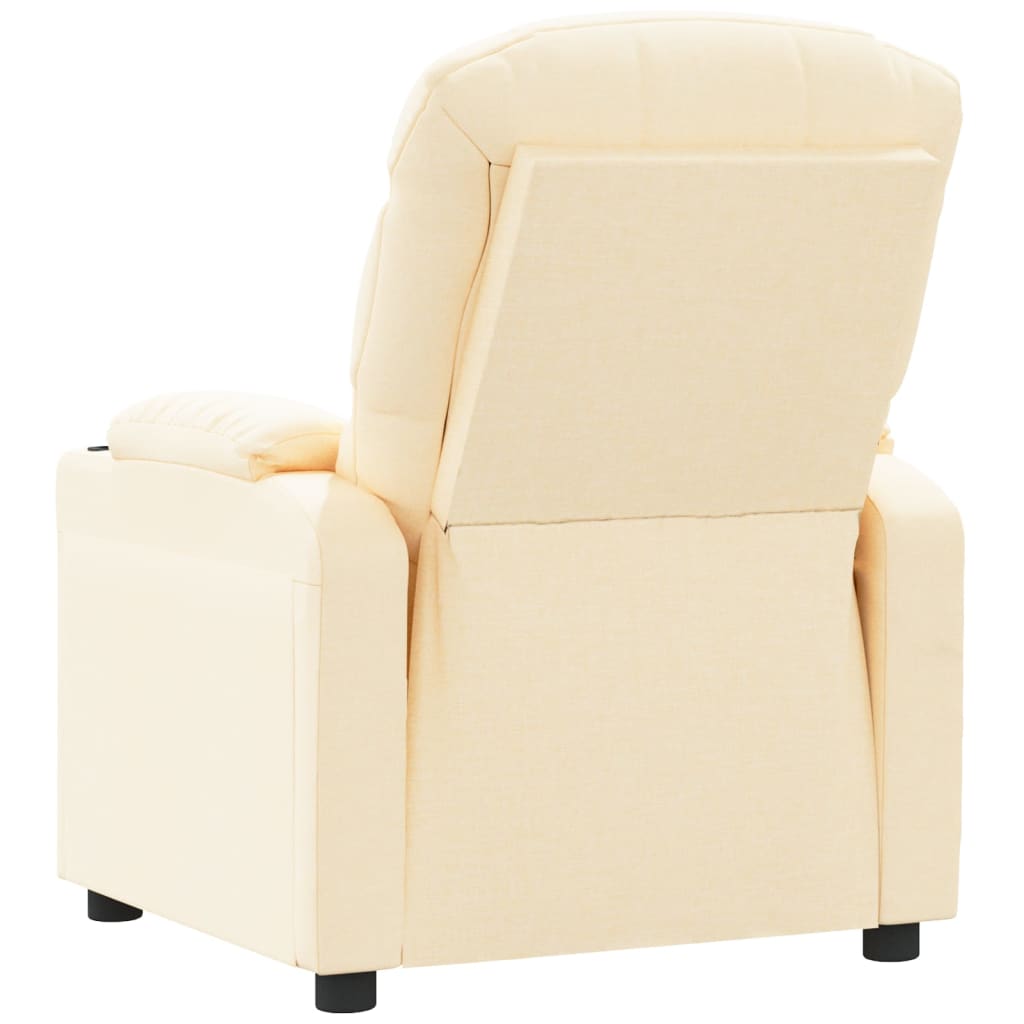 Relaxsessel Elektrisch Creme Stoff