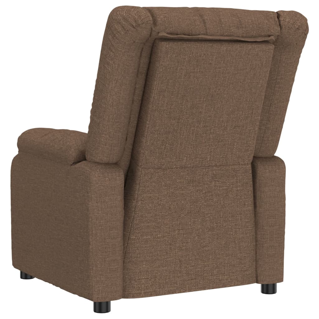 Relaxsessel Elektrisch Braun Stoff