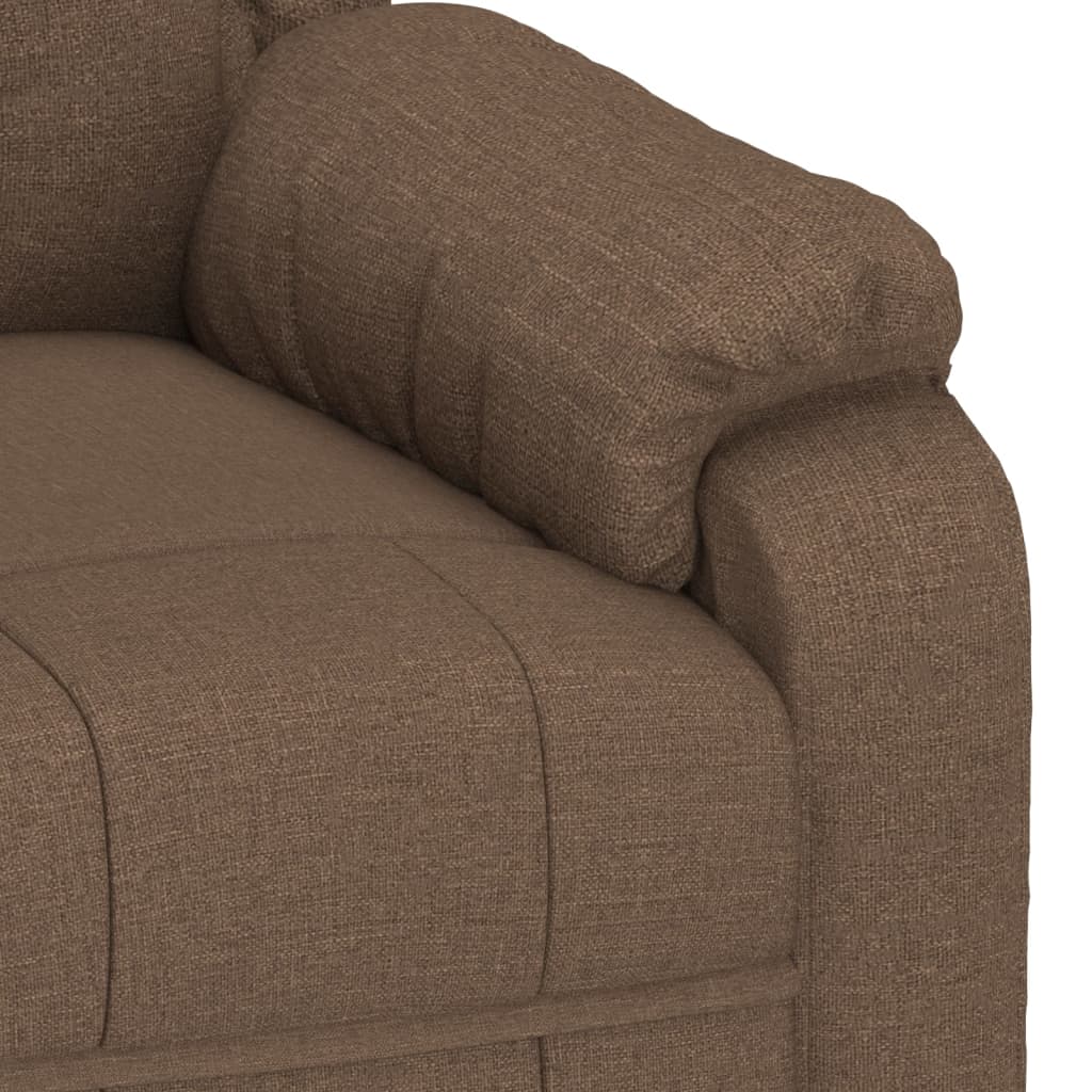 Relaxsessel Elektrisch Braun Stoff